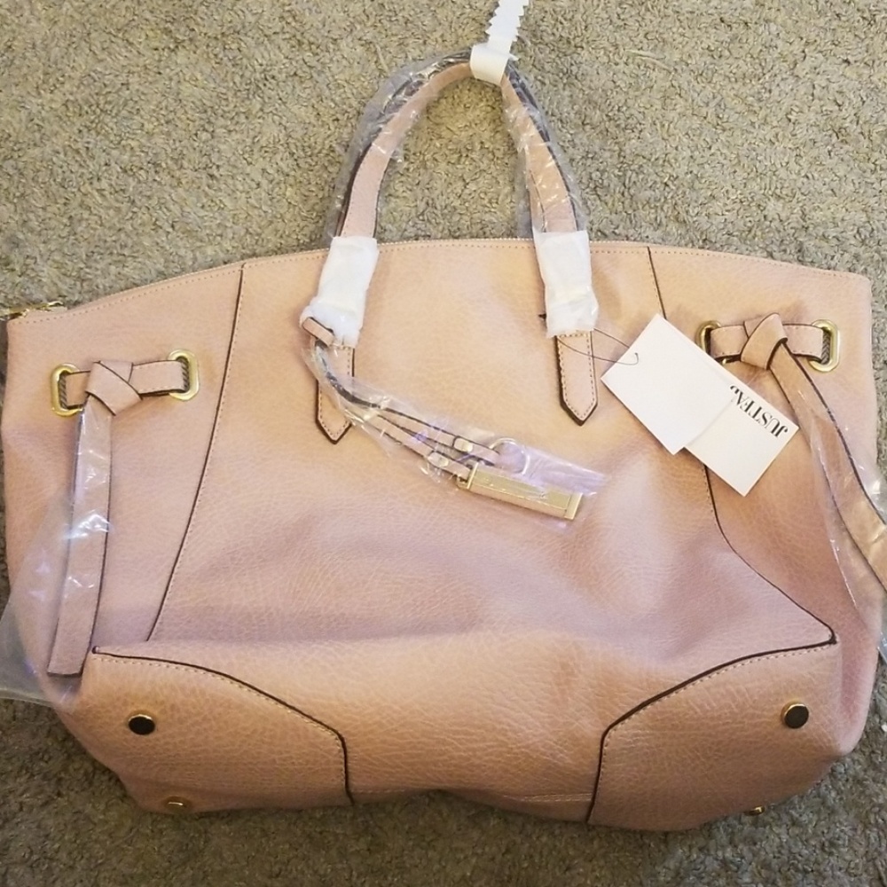 Blush pink purse